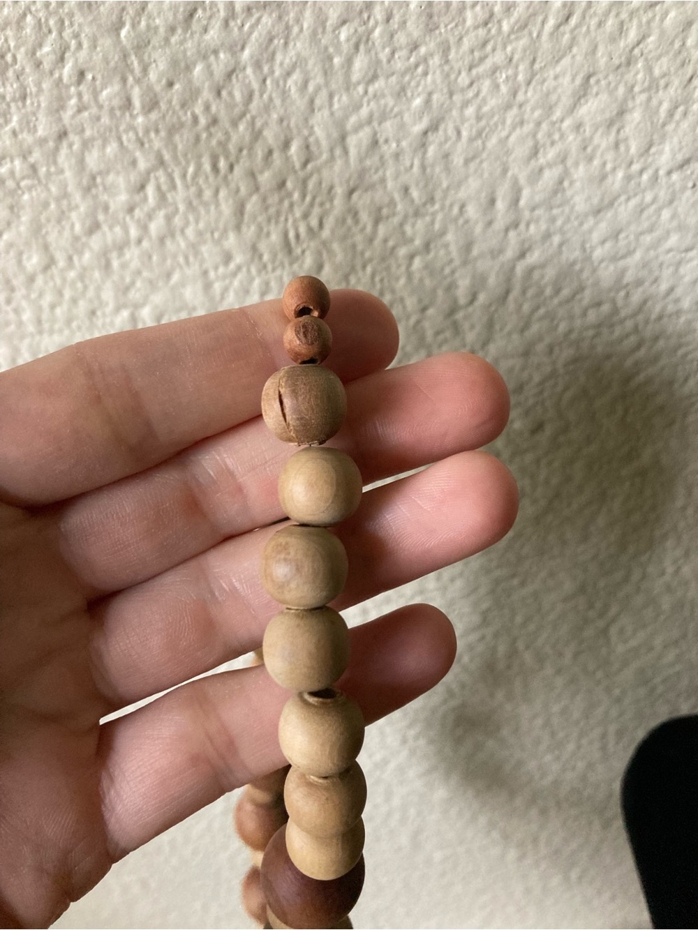 Natural Wooden Bead Necklace - - Picture 6 of 8